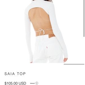 Are You Am I Saia Top White Small
